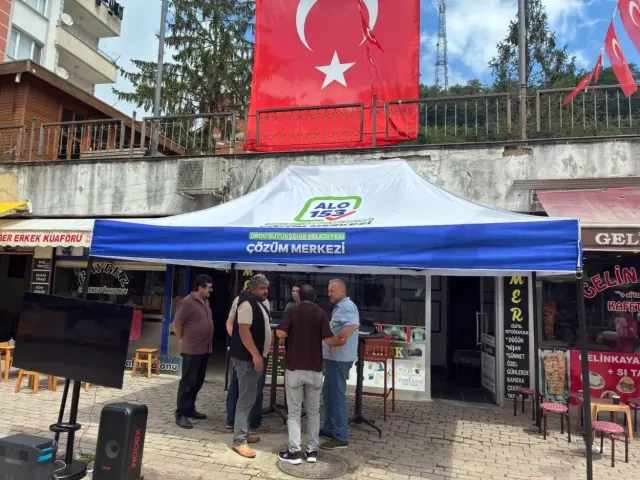 153 ÇÖZÜM MERKEZİ ÇAMAŞ’TA VATANDAŞLARIN TALEPLERİNİ DİNLEDİ