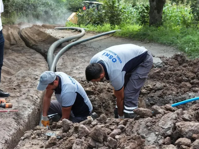AKKUŞ AKPINAR MAHALLESİ’NDE YILLARIN SU SORUNU ÇÖZÜLÜYOR