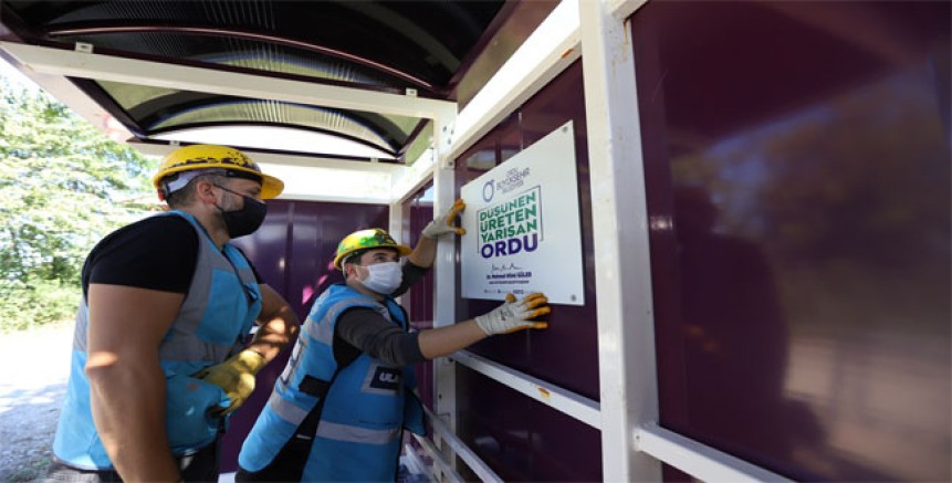 401 DURAK HİZMETE SUNULDU
