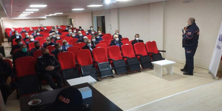 AFET BİLİNCİ EĞİTİMLERİ VERİLİYOR
