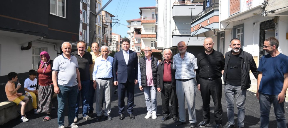 ALTINORDU’DA ALTYAPI VE ULAŞIM YATIRMLARI HIZ KESMİYOR
