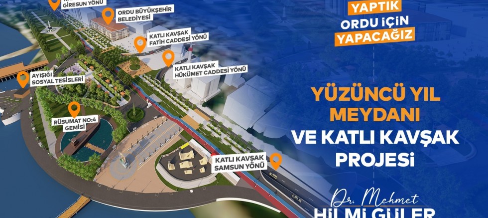 ALTINORDU MEYDANINA KAVUŞUYOR