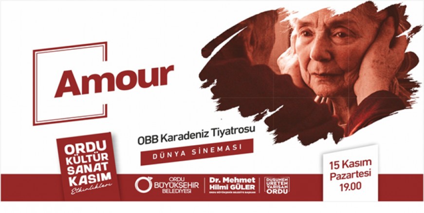 “AMOUR” SİZLERİ BEKLİYOR