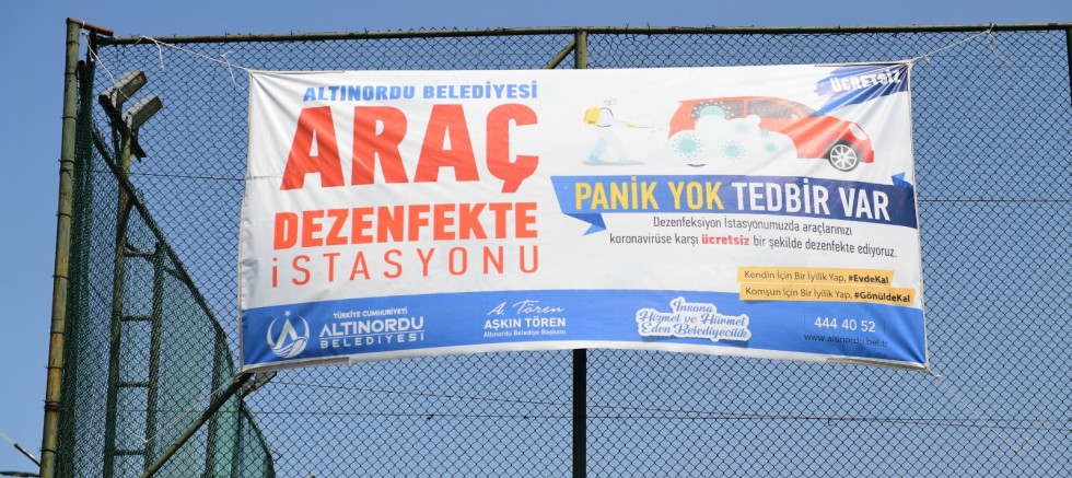 ARAÇLARA DEZENFEKTE HİZMETİ