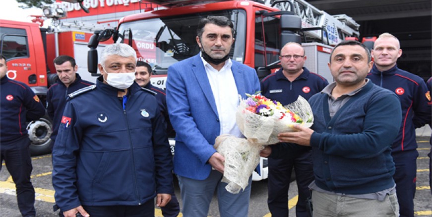 BAŞKAN AŞKIN TÖREN, İTFAİYE TEŞKİLATININ 307. KURULUŞ YILDÖNÜMÜNÜ KUTLADI