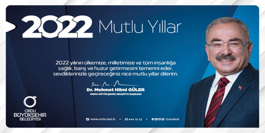 BAŞKAN GÜLER’DEN YENİ YIL MESAJI 