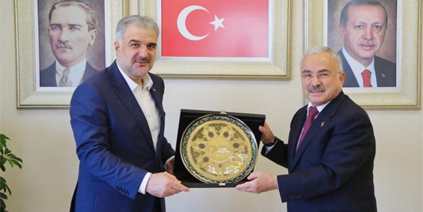 BAŞKAN GÜLER, İSTANBUL İL BAŞKANI OSMAN NURİ KABAKTEPE’Yİ ZİYARET ETTİ