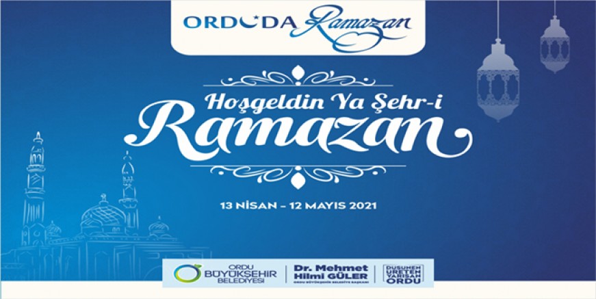 BAŞKAN GÜLER: “RAMAZAN AYININ BOLLUK, BEREKET, SAĞLIK VE MUTLULUK İÇERİSİNDE GEÇMESİNİ TEMEMNİ EDİYORUM” 