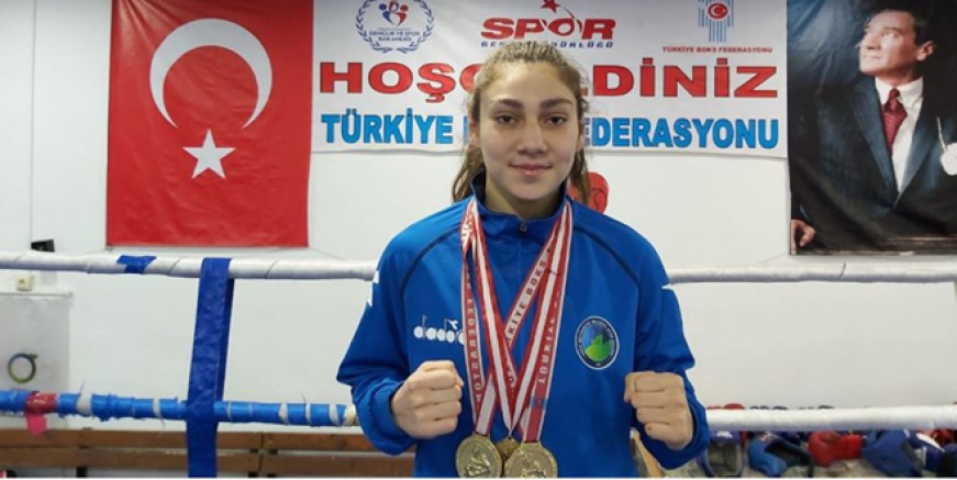 BÜYÜKŞEHİRİN ALTIN KIZINDAN BİR MADALYA DAHA