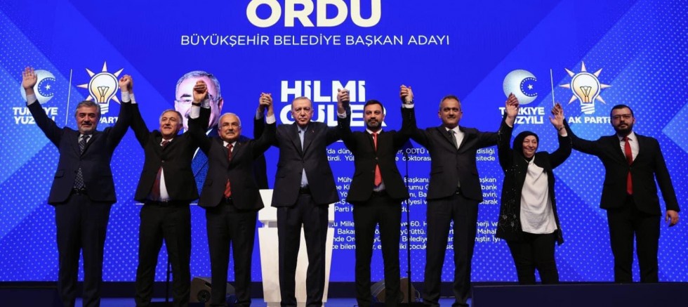 CUMHURBAŞKANI ERDOĞAN, BAŞKAN GÜLER İLE DEVAM DEDİ