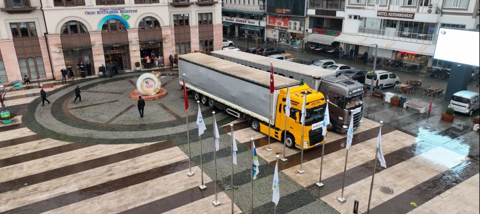 DEPREM YARDIM TIRLARI YOLA ÇIKTI