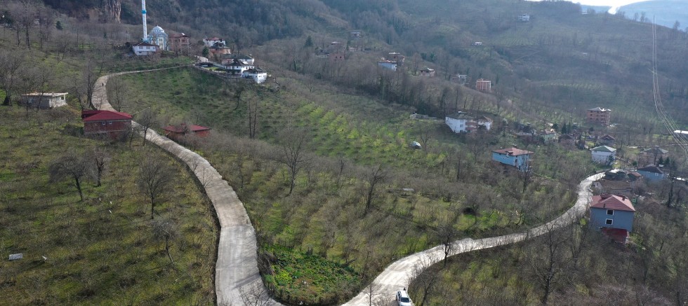 FATSA İSLAMDAĞ’DA BETON YOL SEVİNCİ
