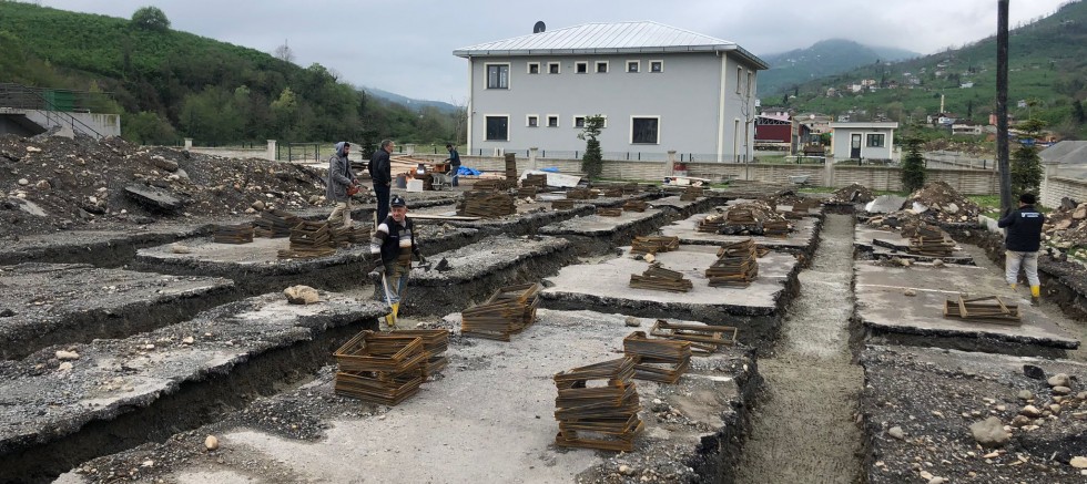 KAZ KESİM TESİSİ ÇALIŞMALARI BAŞLADI
