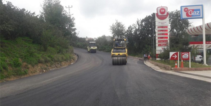 KORGAN’IN İLÇE MERKEZİ SICAK ASFALTLA BULUŞUYOR