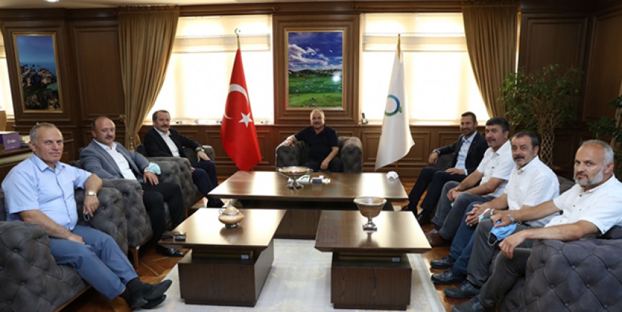MEMUR-SEN GENEL BAŞKANI YALÇIN’DAN BAŞKAN GÜLER’E ZİYARET 