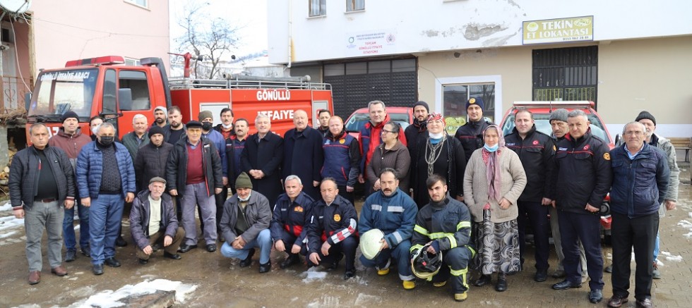 MESUDİYE TOPÇAM’DA GÖNÜLLÜ İTFAİYE İSTASYONU KURULDU
