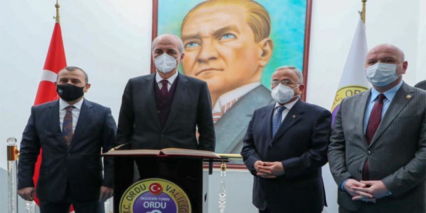 NUMAN KURTULMUŞ VALİ SONEL’İ ZİYARET ETTİ