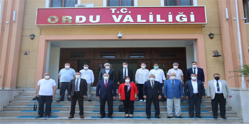 ORDEF HEYETİ, VALİ SONEL’İ ZİYARET ETTİ
