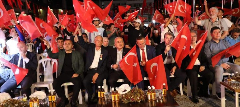 ORDU 15 TEMMUZ GECESİ YİNE TEK YÜREK OLDU