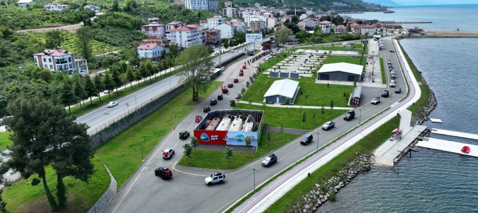ORDU CADDELERİ 4 KUŞAK ARAÇLA RENKLENDİ