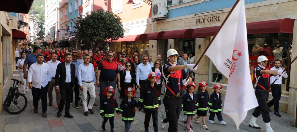 ORDU’DA İTFAİYE HAFTASI COŞKUYLA KUTLANIYOR