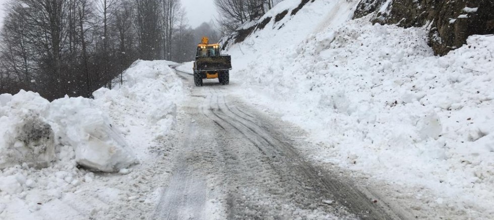ORDU’DA KARLA MÜCADELE ÇALIŞMALARI SÜRÜYOR