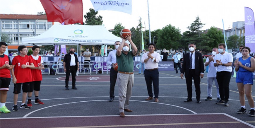 ORDU’DA SOKAK BASKETBOLU COŞKULU BAŞLADI