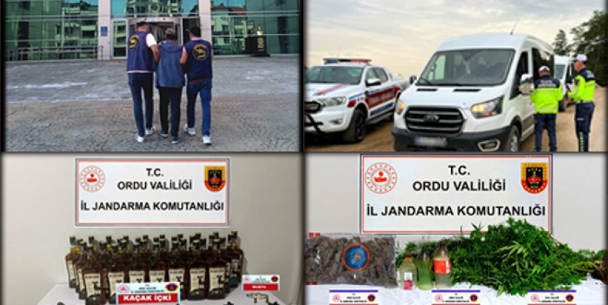 Ordu İl Jandarma Komutanlığı’ndan Suç ve Suçlulara Geçit Yok