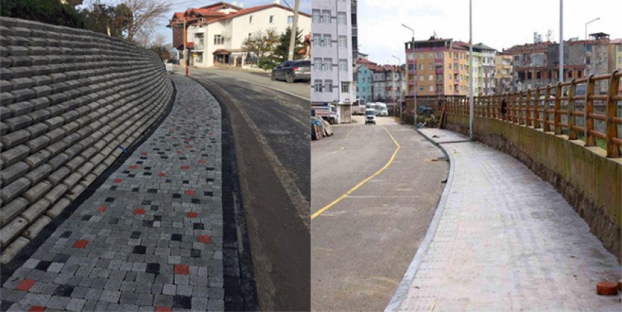 ORDU MODERN KALDIRIMLARA KAVUŞTU