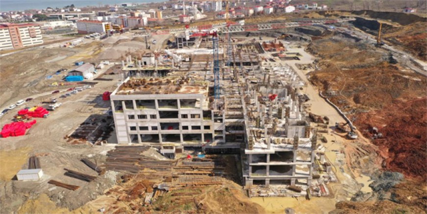 ORDU ŞEHİR HASTENESİNDE ÇALIŞMALAR TAM GAZ 