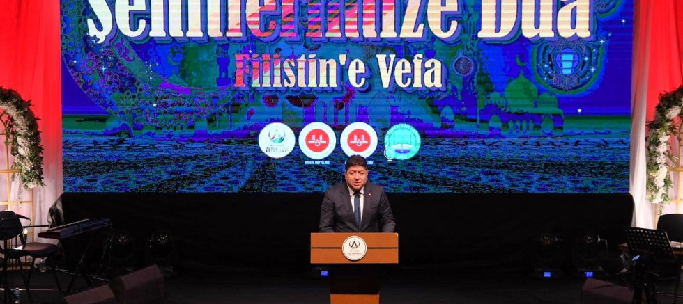 “ŞEHİTLERİMİZE DUA FİLİSTİNE VEFA” PROGRAMI YOĞUN KATILIMLA GERÇEKLEŞTİ